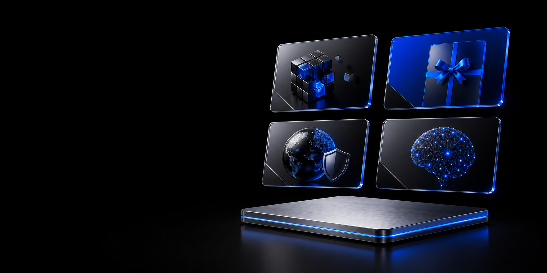 Digital software, gift card, VPN, and AI product tiles